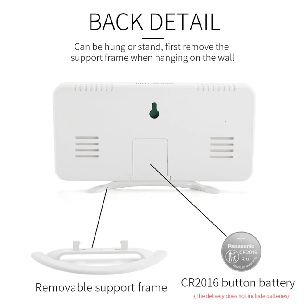 LED Mirror Digital Clock