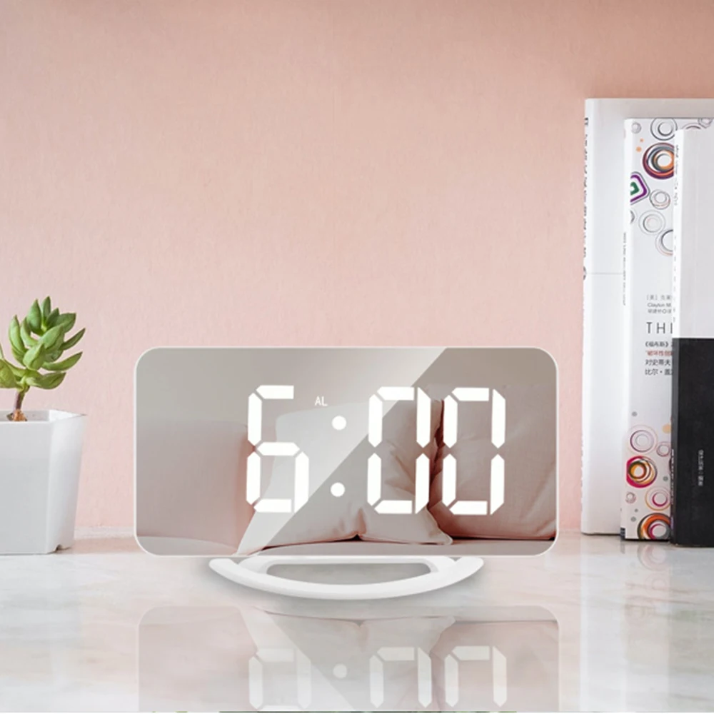 LED Mirror Digital Clock