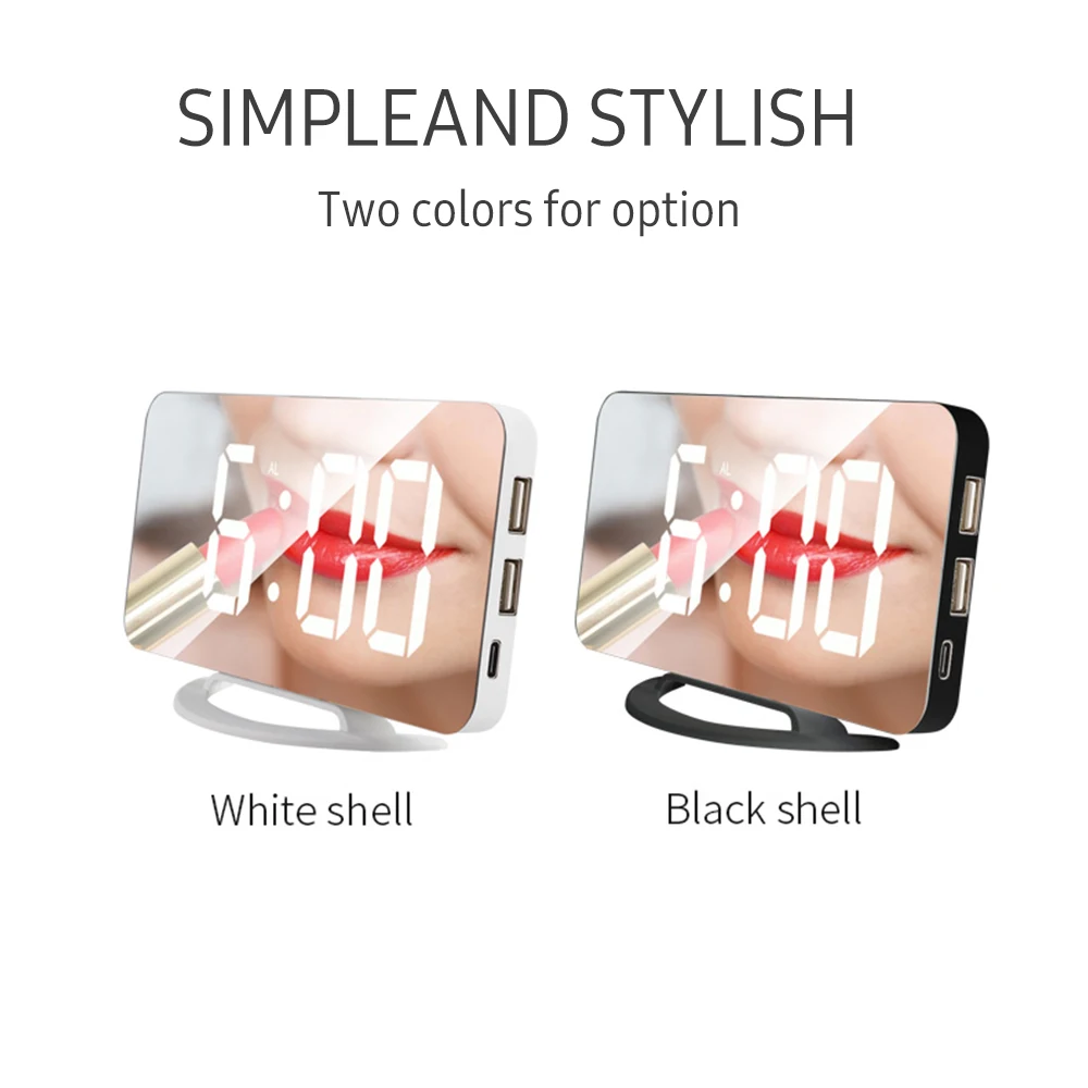 LED Mirror Digital Clock