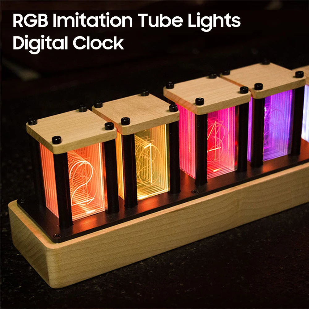 RGB Light Imitation Digital Clock