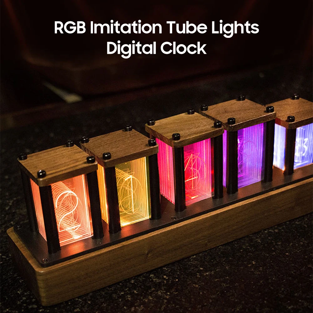 RGB Light Imitation Digital Clock