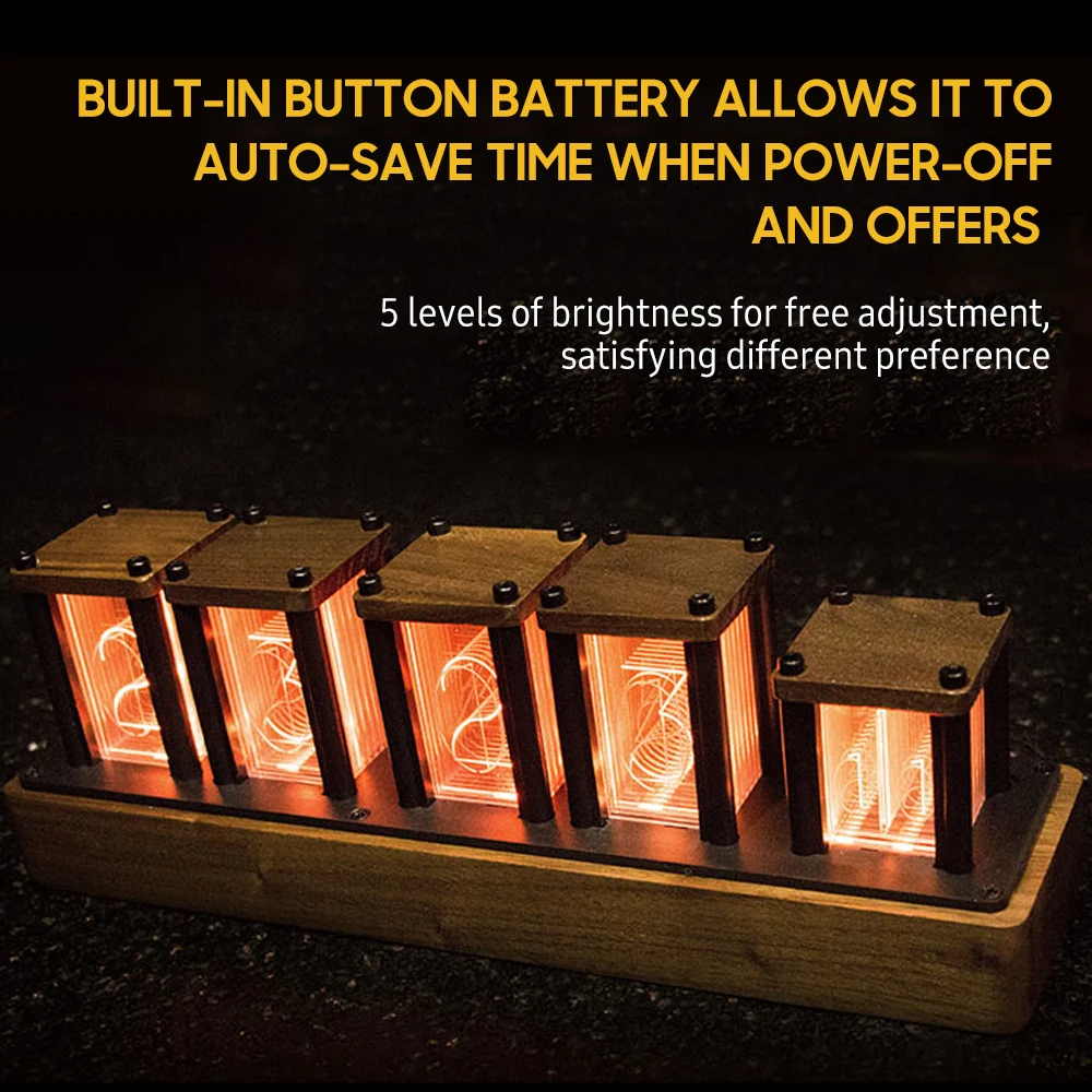 RGB Light Imitation Digital Clock