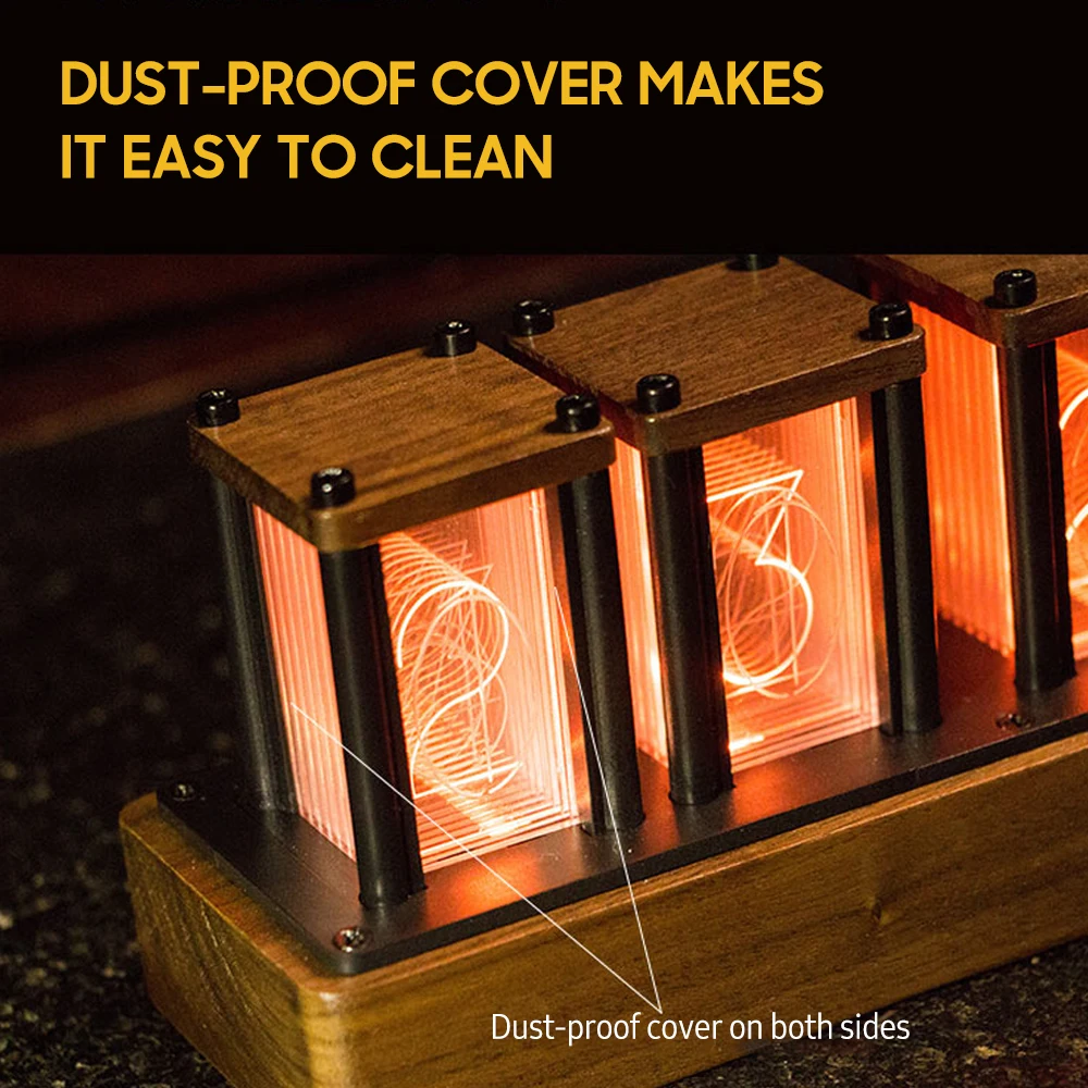 RGB Light Imitation Digital Clock