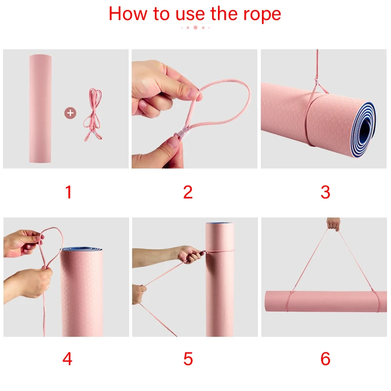 6 mm Two Tone Fitness Mat