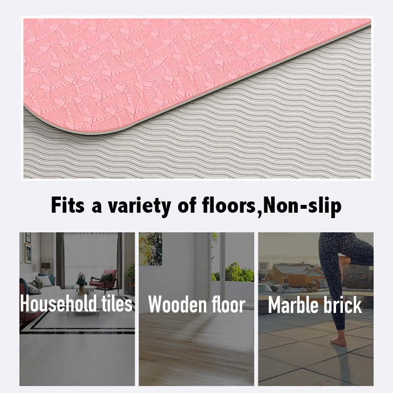 6 mm Two Tone Fitness Mat