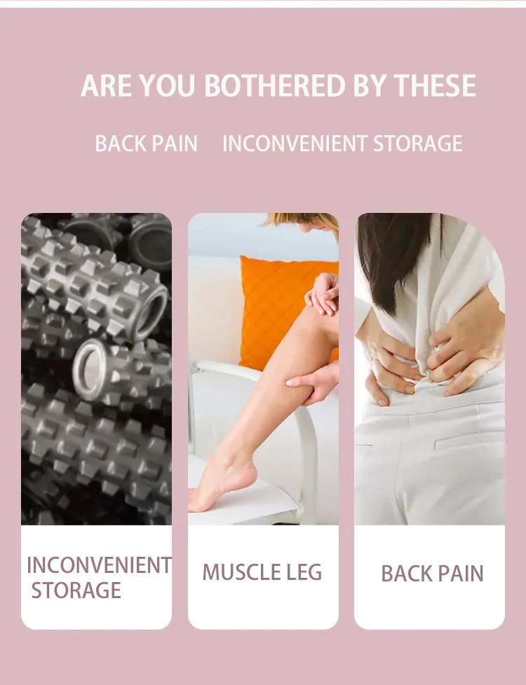 Yoga Folding Adjustable Foam Roller