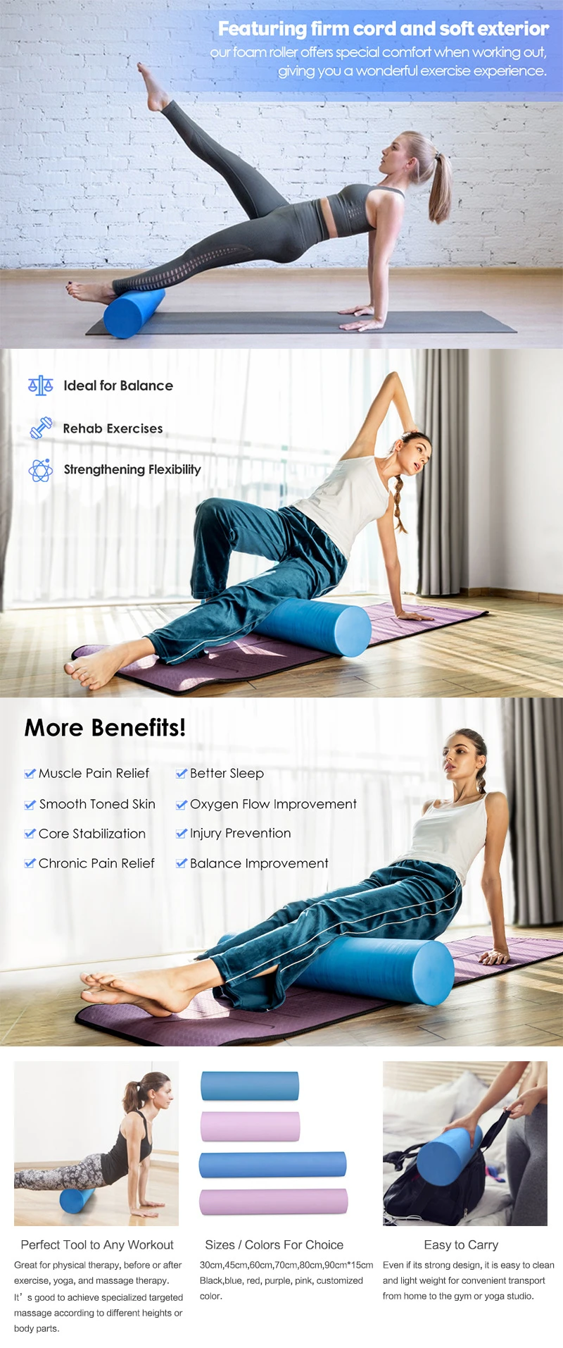 Massage Muscle Solid Roller