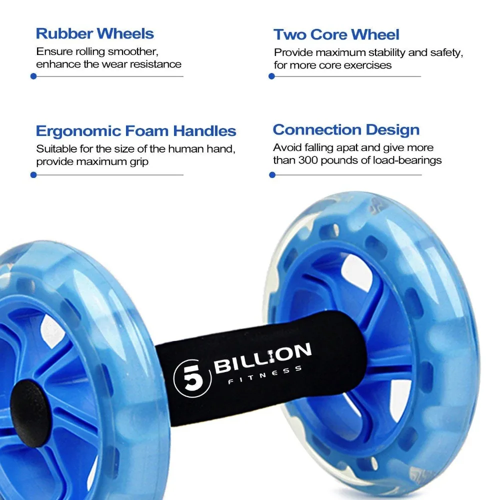Fitness Double-Wheeled Ab Roller