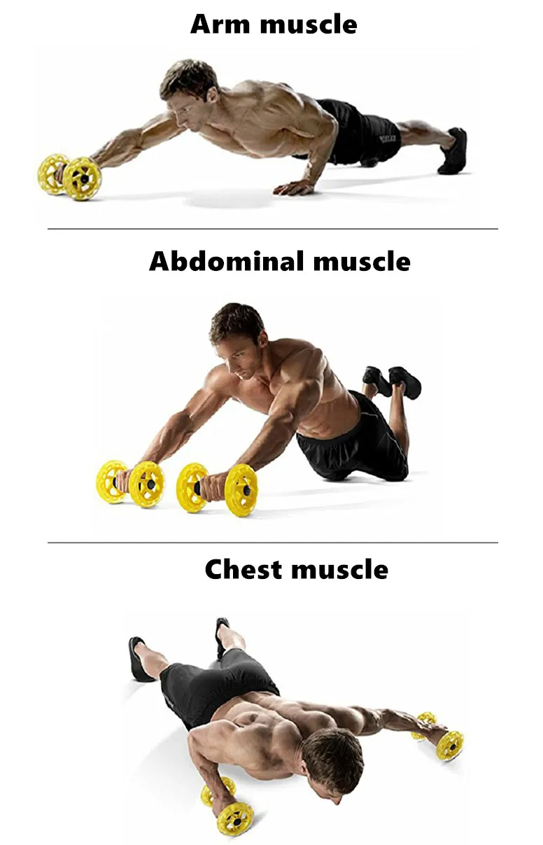 Fitness Double-Wheeled Ab Roller