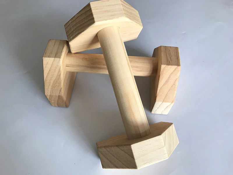 Fitness Wooden Push-Up Stands